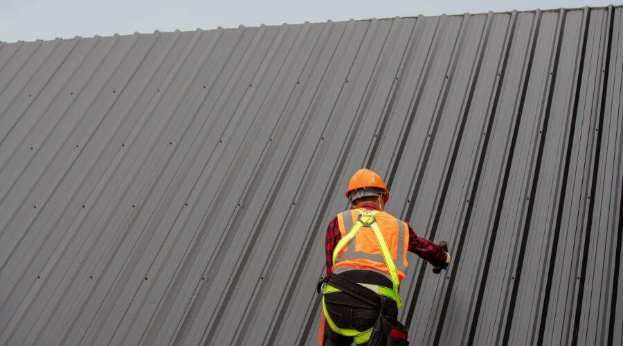 Professional metal roof installation services in Clark, PA